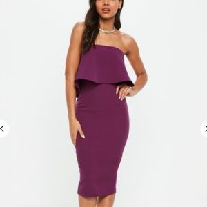 MISSGUIDED PURPLE DRESS